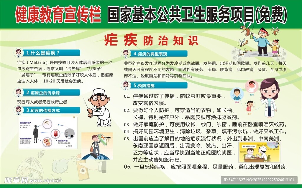 疟疾防治知识