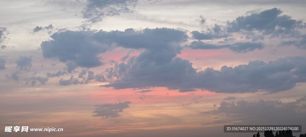 绚丽晚霞天空美景
