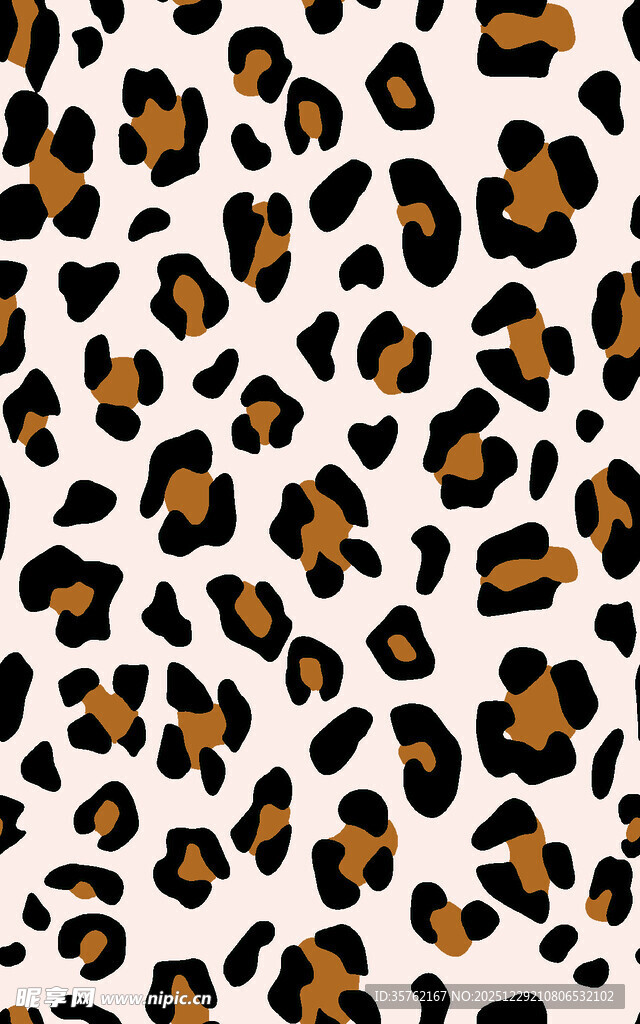 豹纹图案背景纹理