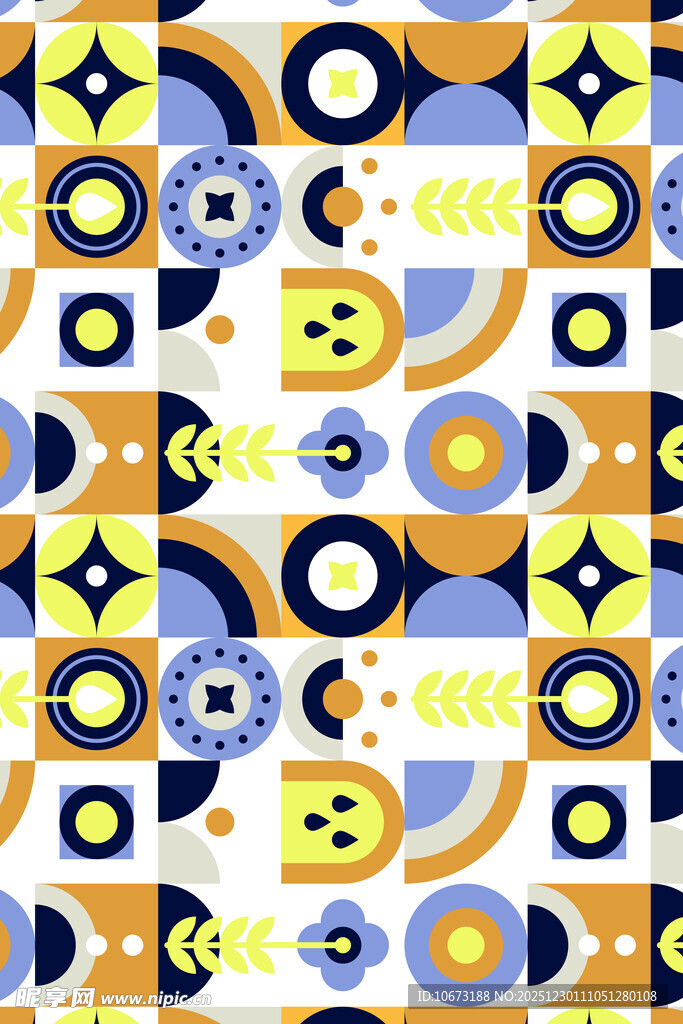 几何图案装饰背景图