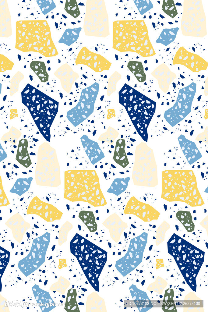 几何图案拼贴风装饰花纹