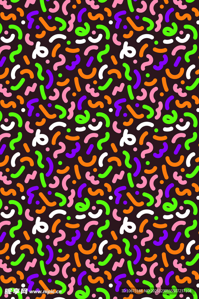 多彩抽象图案纹理背景