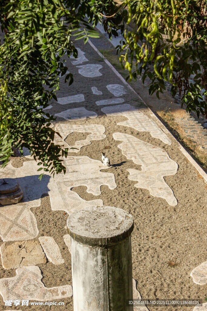 日式庭院小径景观