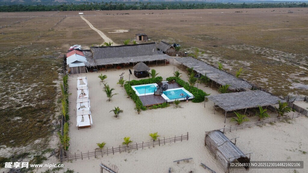  漠中的独特休闲场地