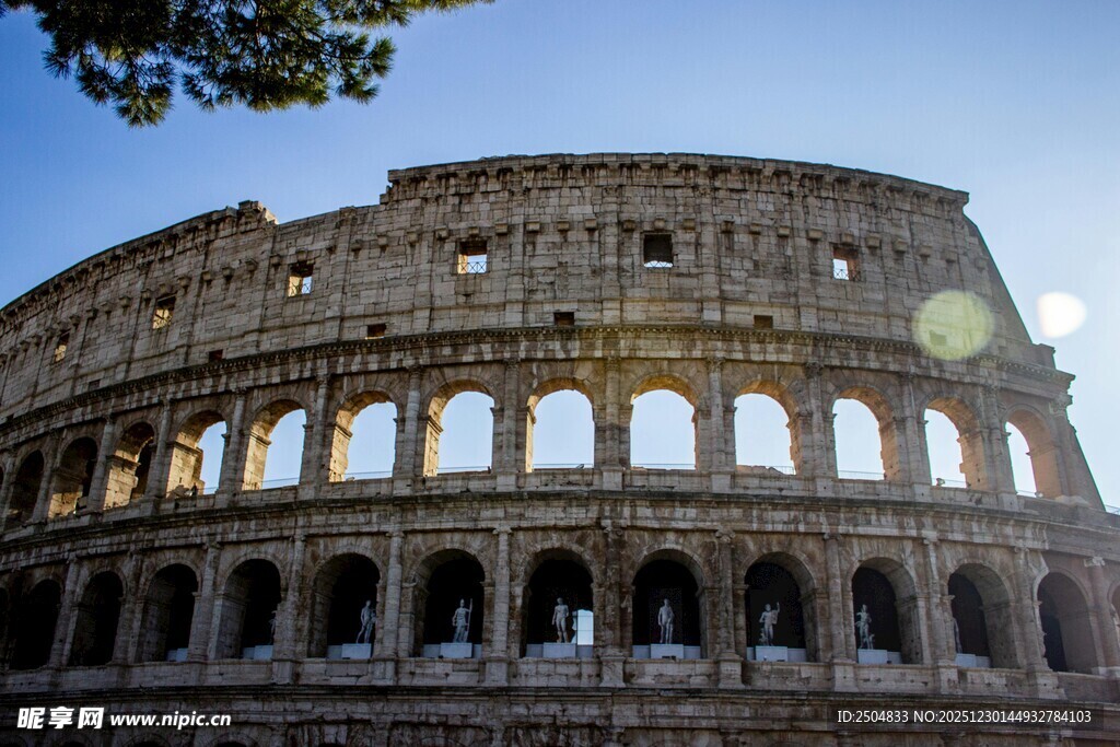 罗马斗兽场壮丽外观