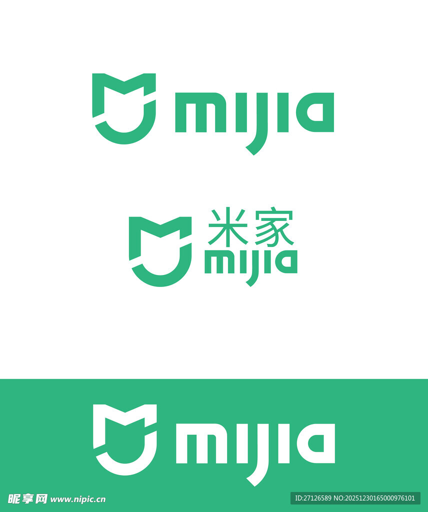 米家 logo ai版本