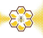 蜜蜂 蜂巢 图案设计