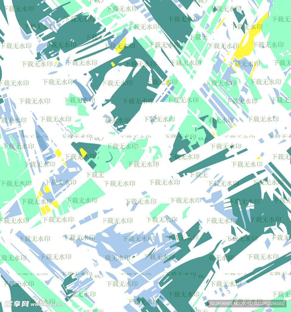 抽象几何多彩艺术图案