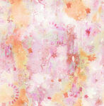 梦幻水彩花卉纹理图案