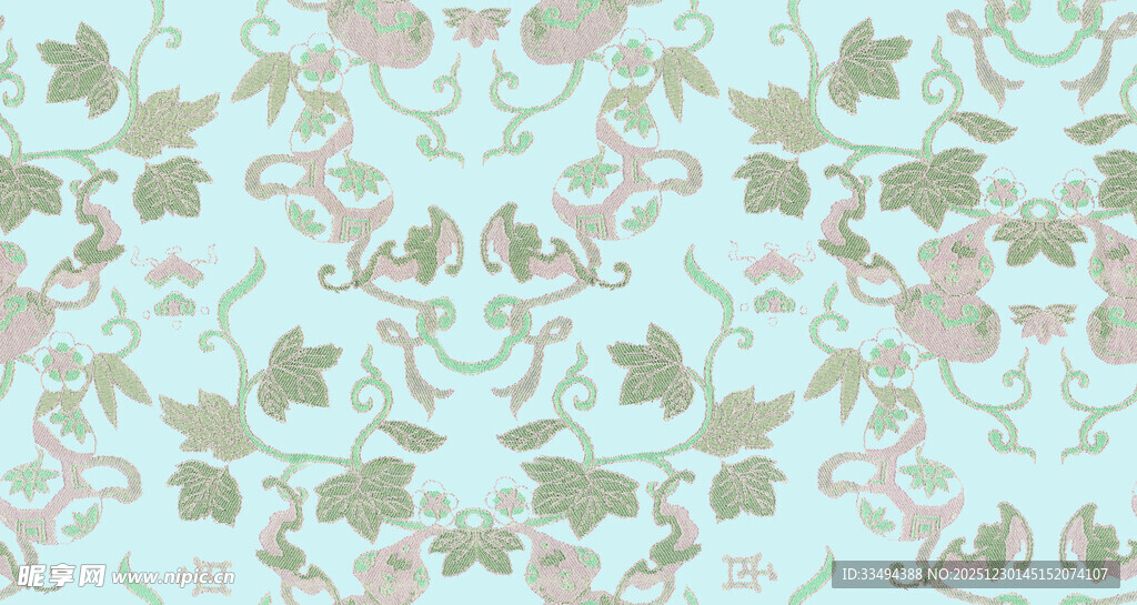 清新花卉图案背景