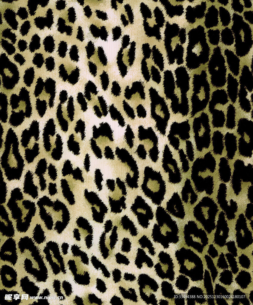 豹纹图案布料纹理
