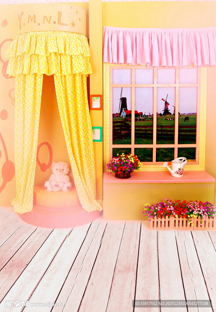 温馨儿童房室内装饰场景