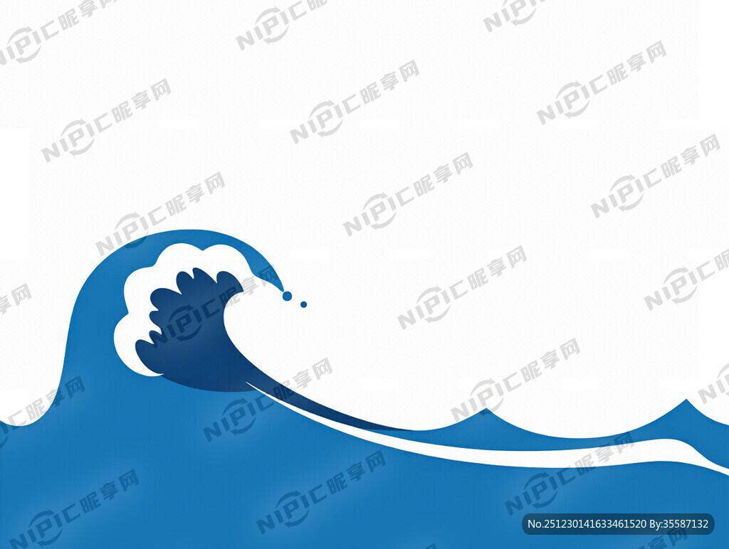 海浪背景
