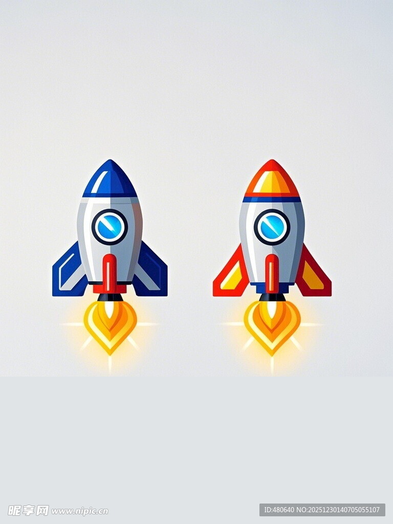 双火箭图标