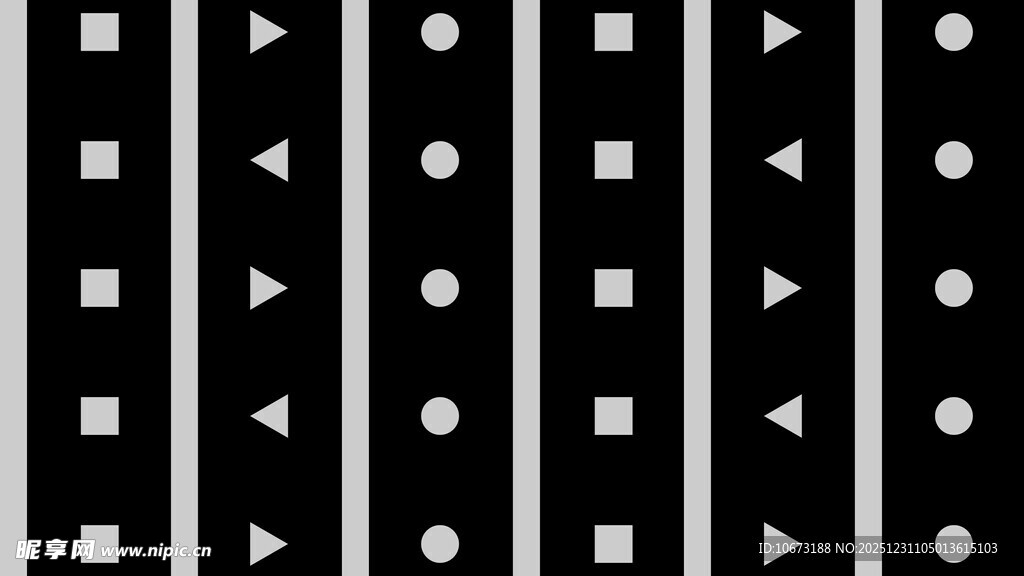 黑白几何条纹图案