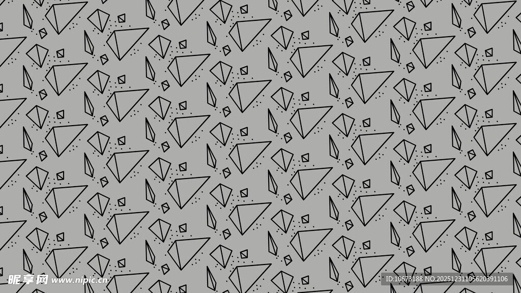 几何线条构成的简约图案