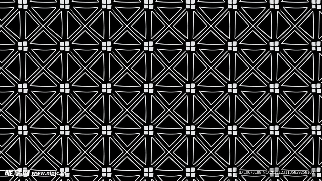 几何线条黑白图案纹理