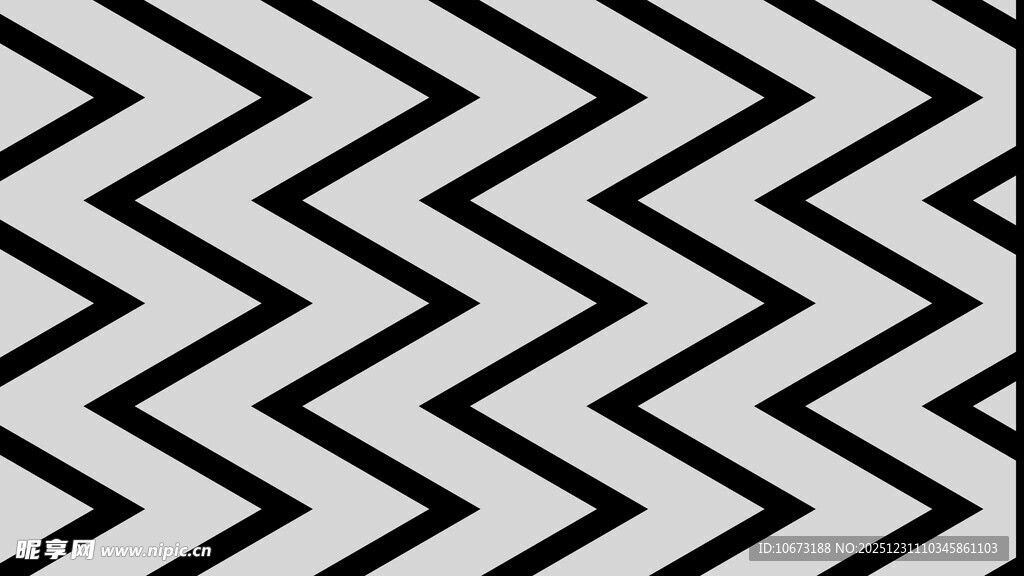 黑白锯齿纹几何图案