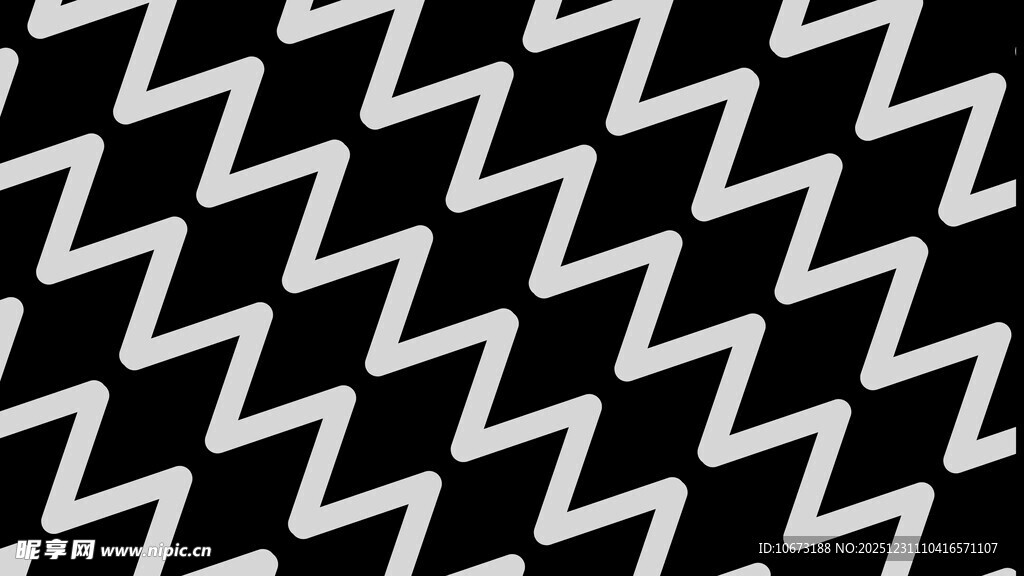 黑白锯齿形几何图案背景