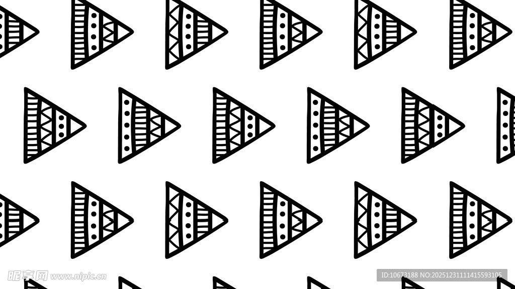 几何三角图案无缝背景