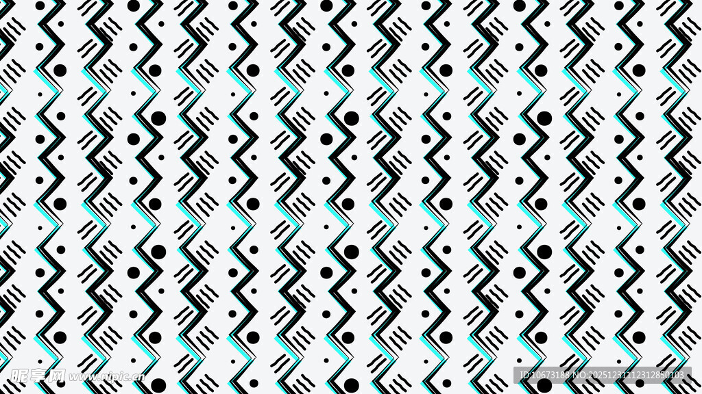 几何波浪图案背景