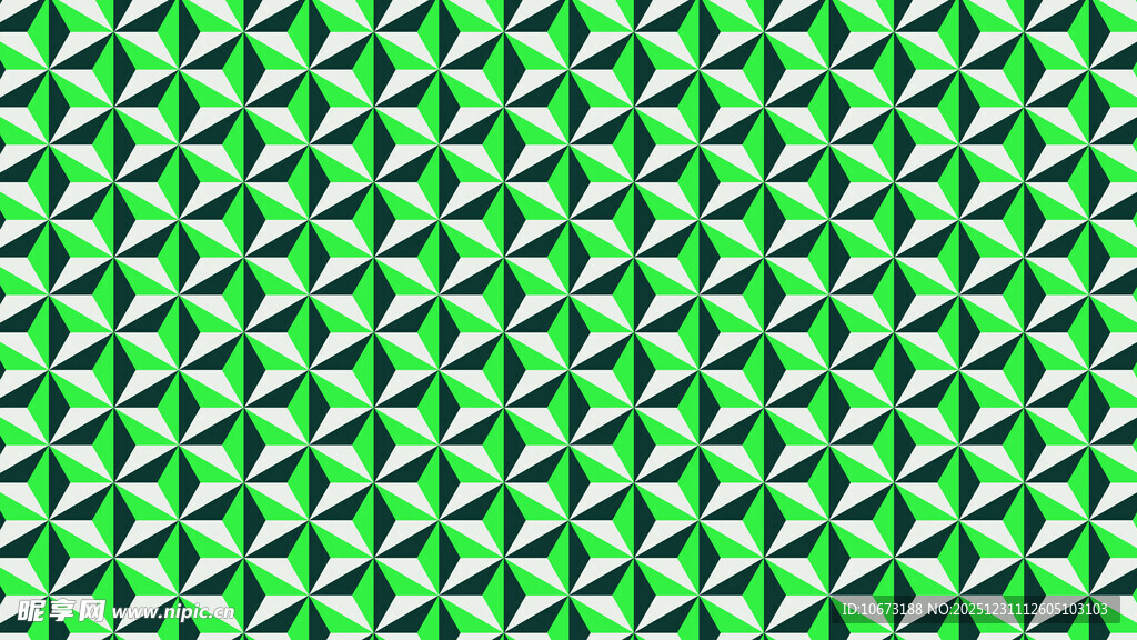 绿色几何图案背景纹理