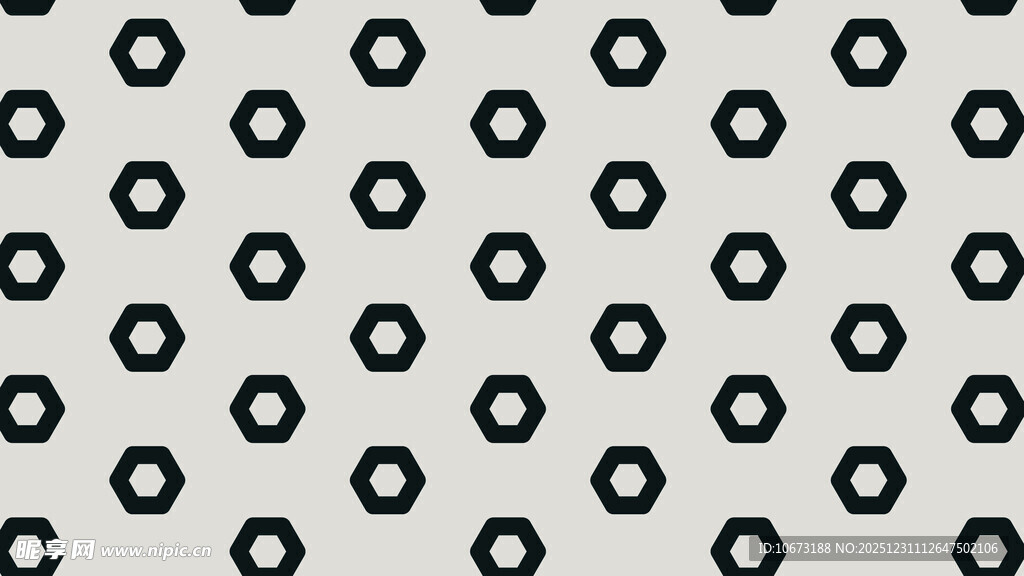 黑白圆圈无缝图案背景