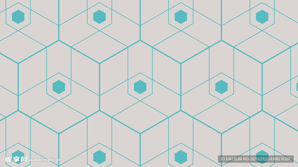 几何六边形底纹图案设计