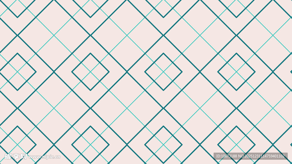 几何菱形花纹图案背景