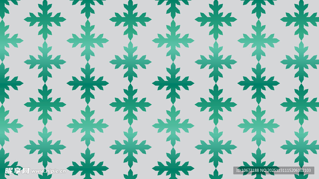 几何雪花图案背景纹理