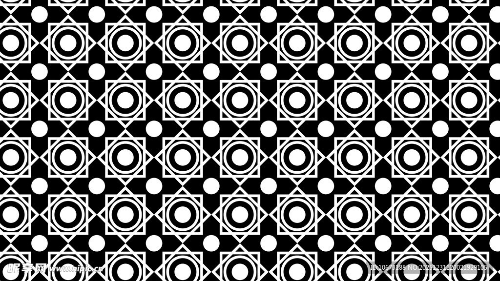 黑白几何图案纹理背景