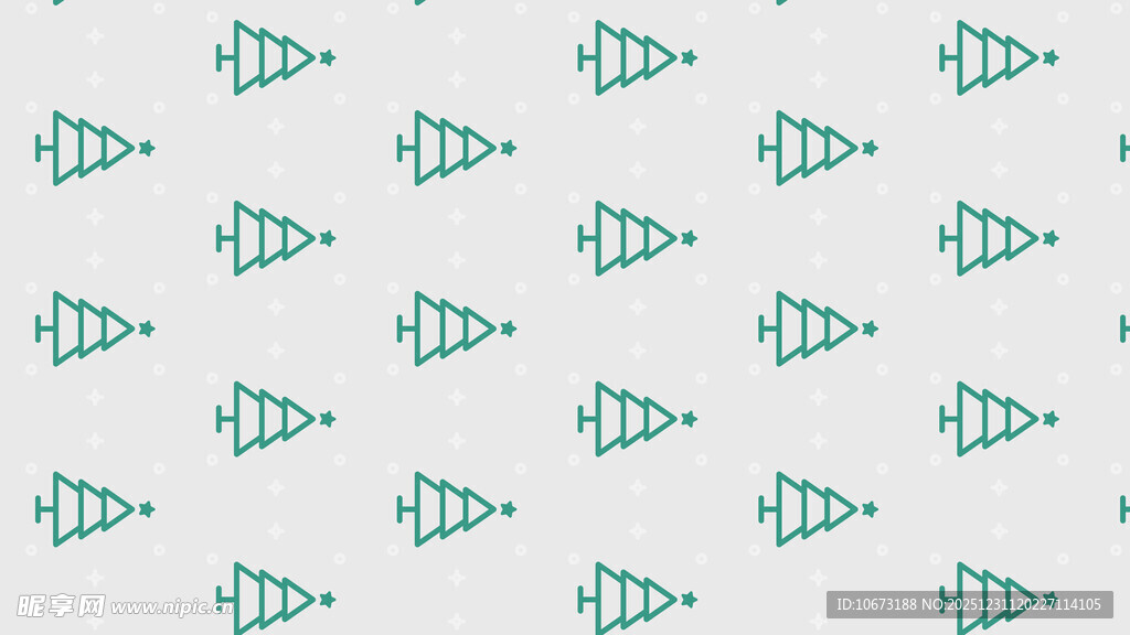 简约绿色三角图案背景