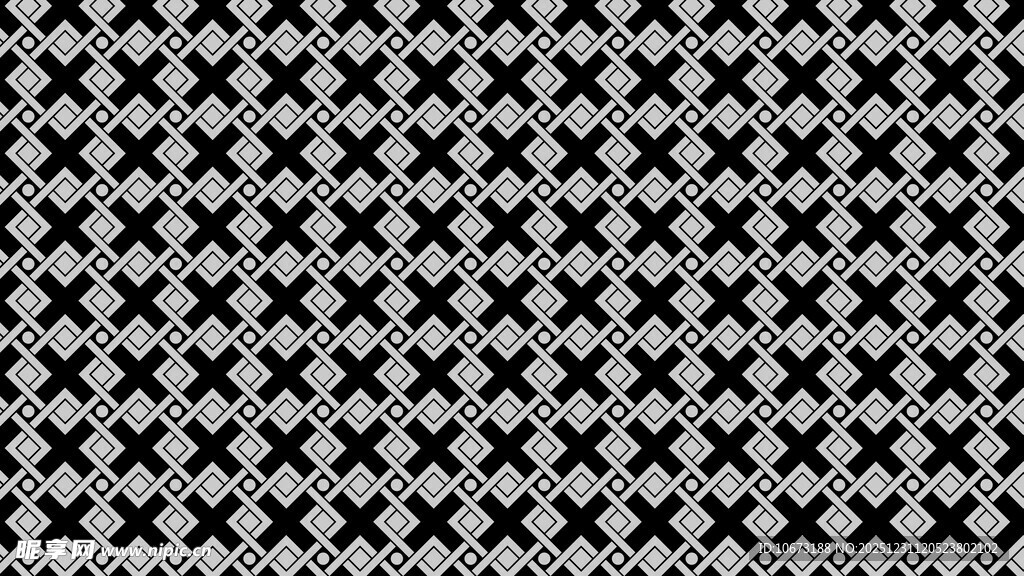 黑白几何图案纹理背景