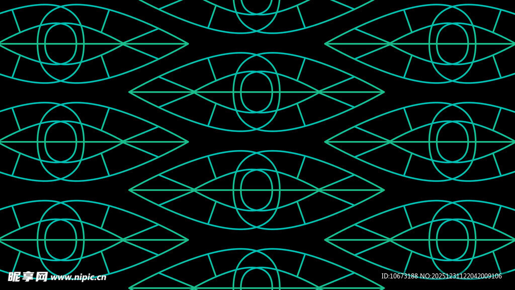 青绿色几何图案背景纹理