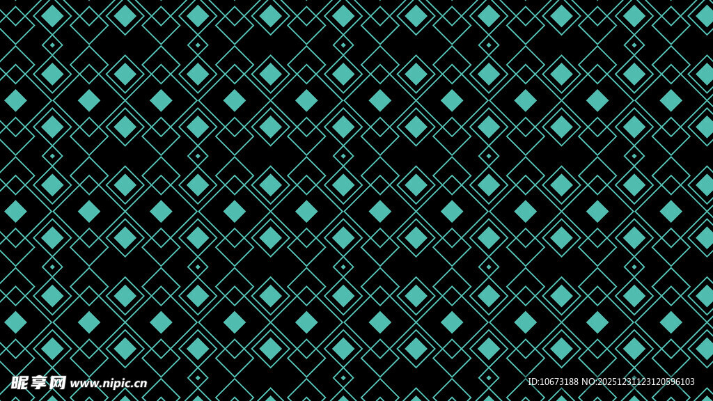 蓝黑几何花纹图案背景