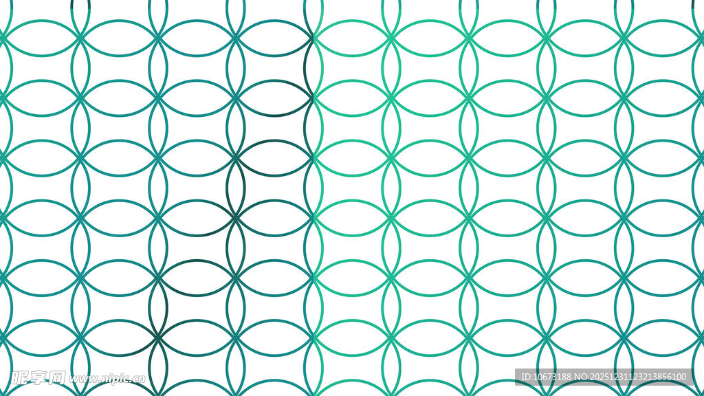 渐变绿几何图案背景