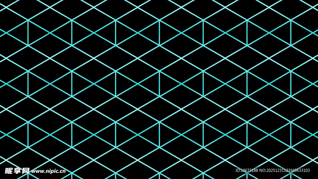 几何线条构成的黑色背景图案