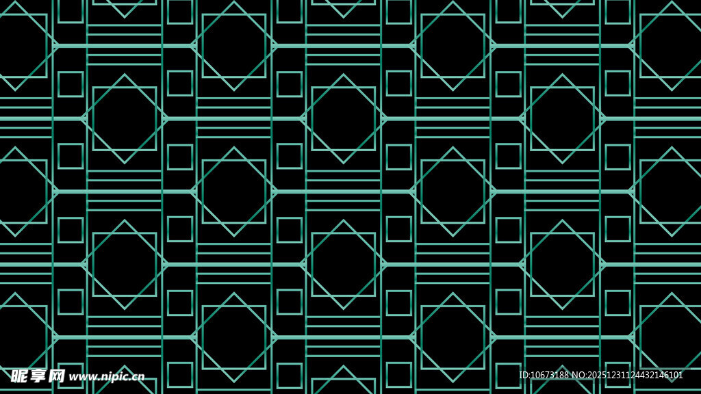 几何线条构成的网格图案