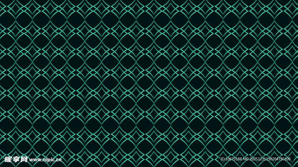 深绿几何图案针织纹理背景