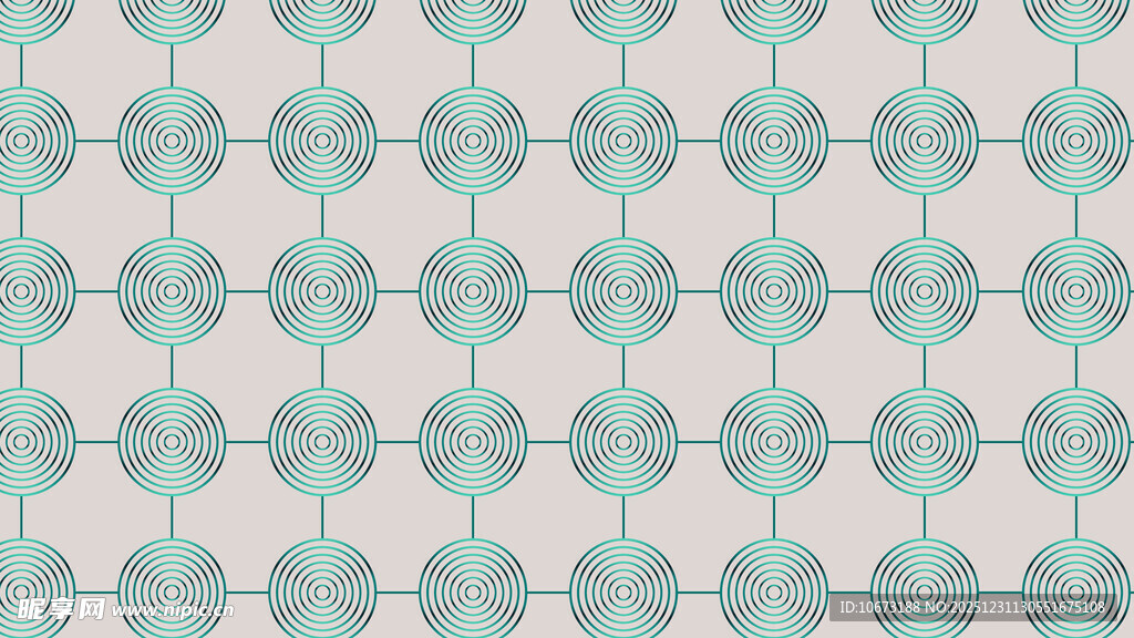 清新几何图案无缝背景