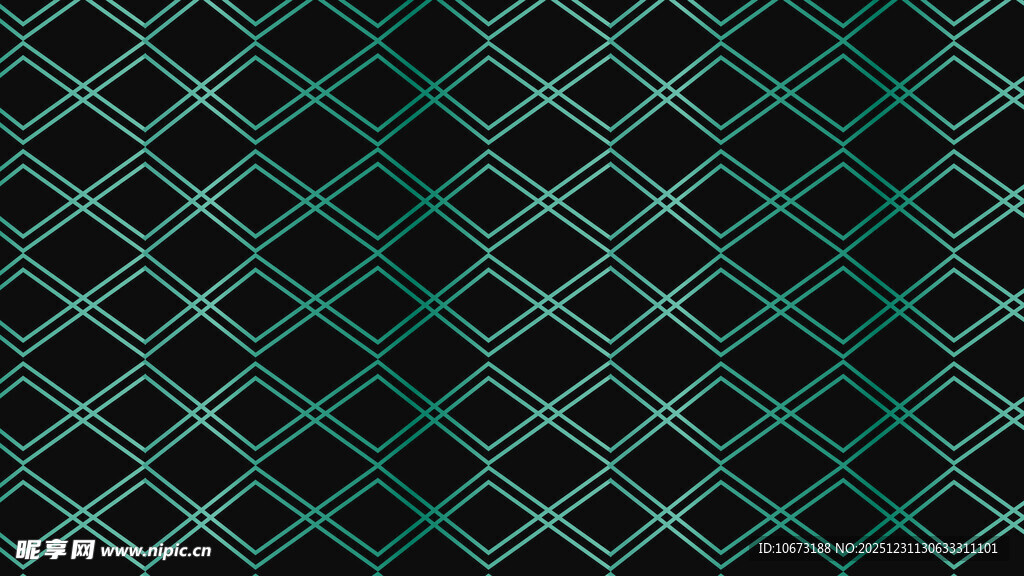 深绿网格纹理背景图案