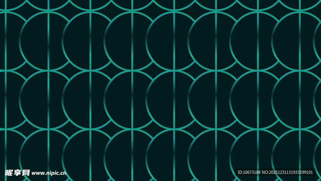 蓝绿色几何图案背景