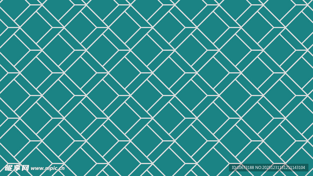 蓝绿色几何线条纹理图案