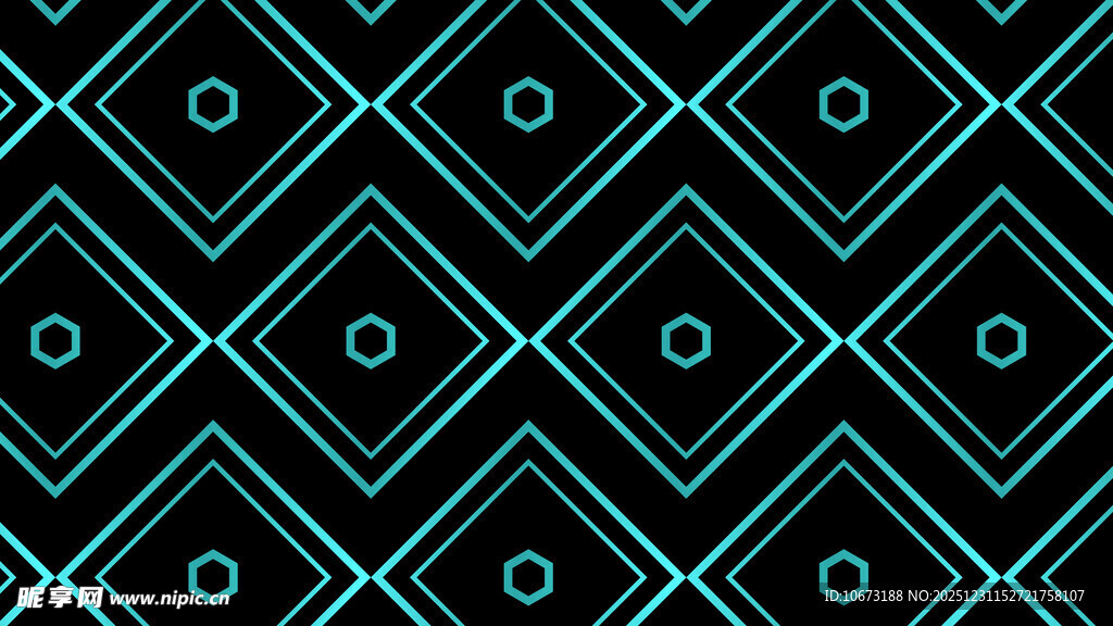 几何线条构成的黑色背景图案