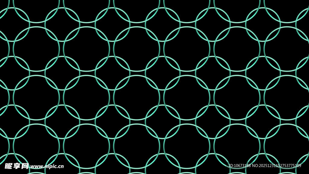 几何环形图案纹理背景