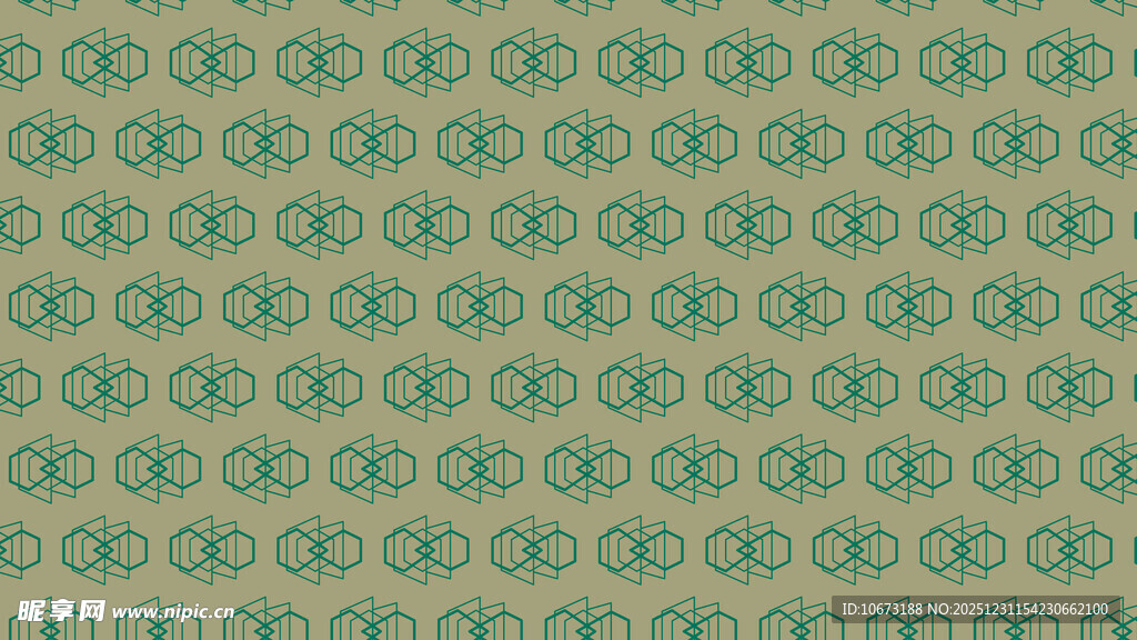 绿色几何图案背景纹理