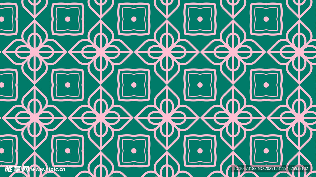 青绿色几何图案纹理背景