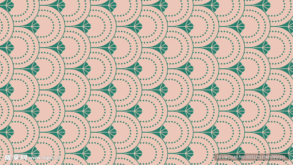 几何图案复古风无缝背景