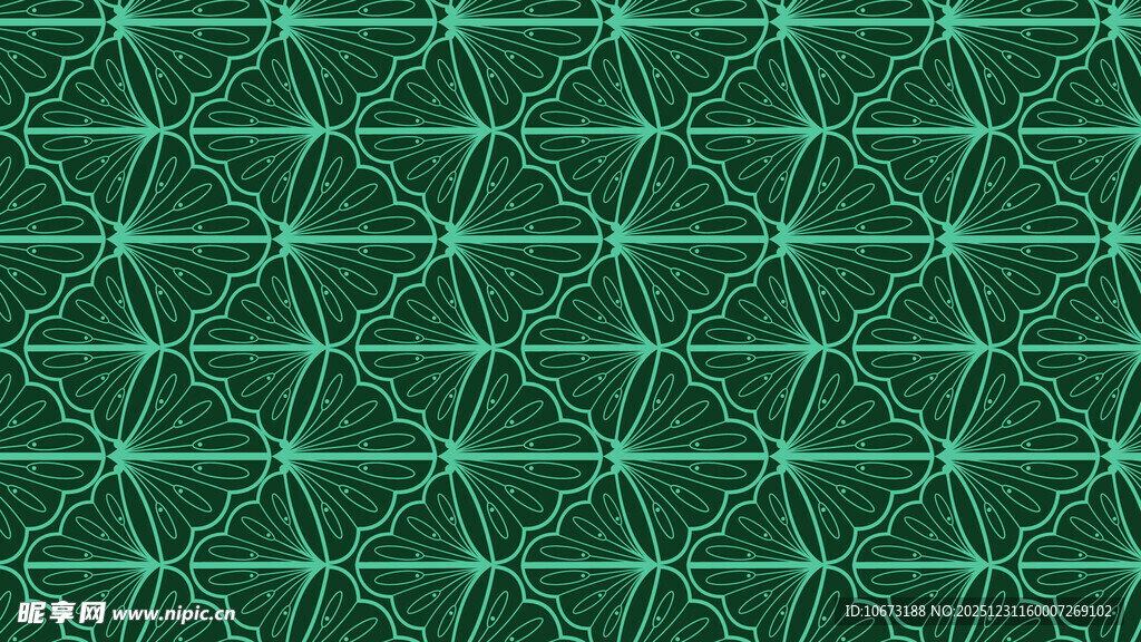 绿色几何图案背景纹理