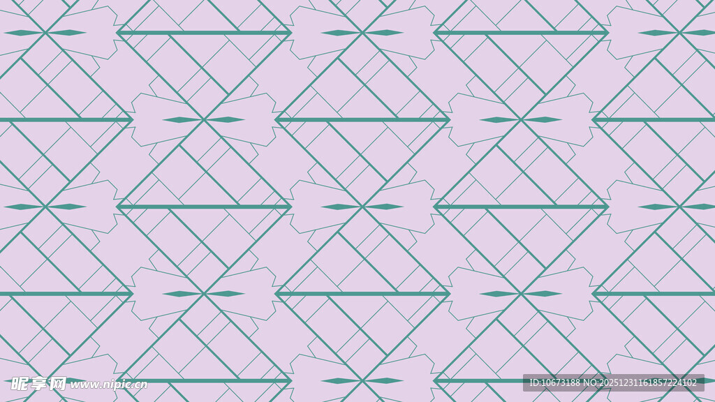 几何线条构成的紫色图案